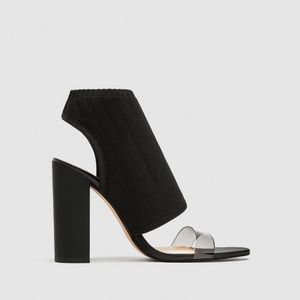 Zara Stretch Fabric Sandals